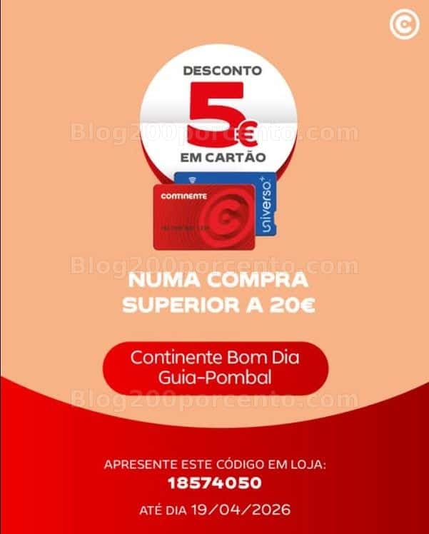 ALERTA - 4 novos cupões de desconto CONTINENTE para aproveitar até 19 abril!